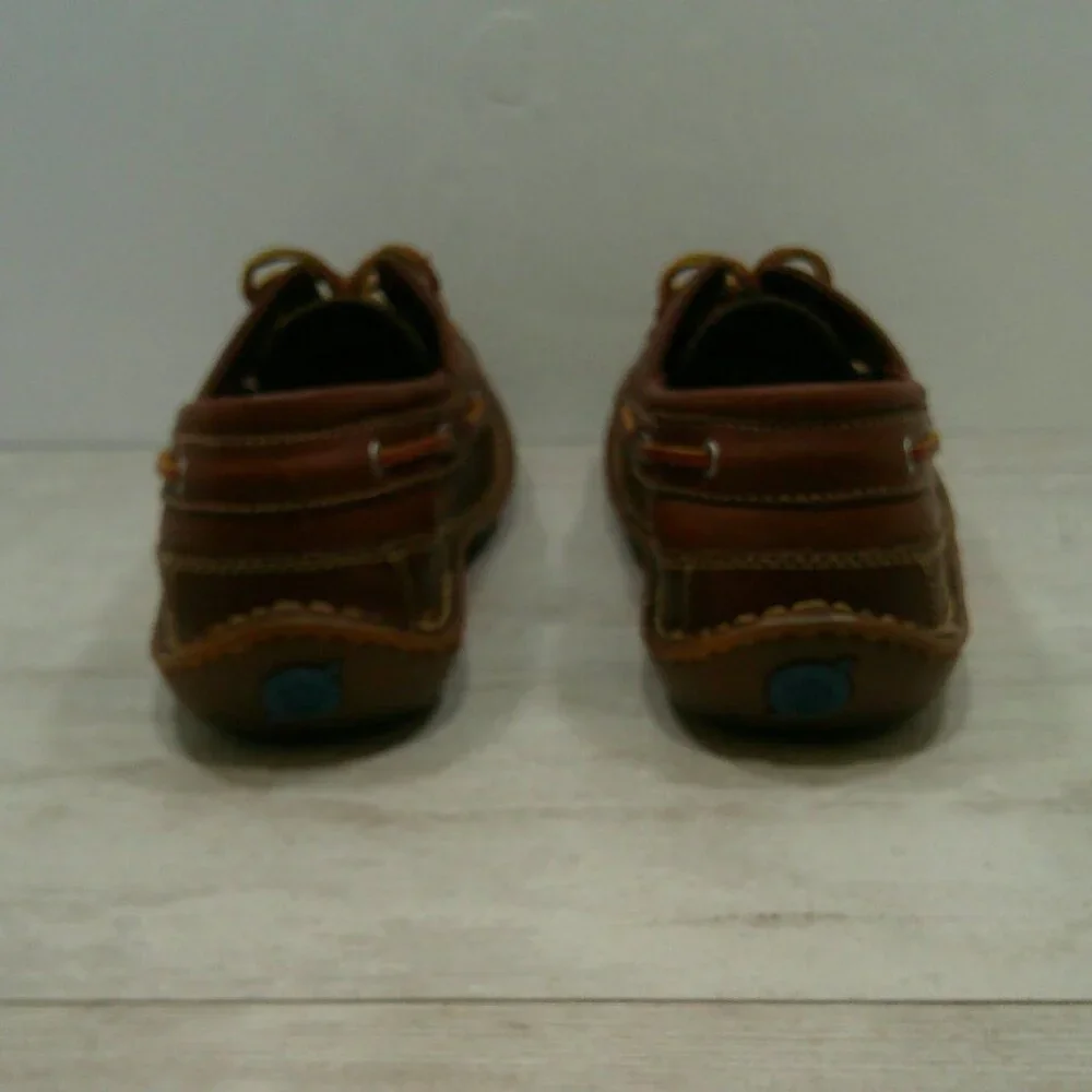 Born Ways Mens Leather Hand crafted Boat shoes Size 10 W | Wide